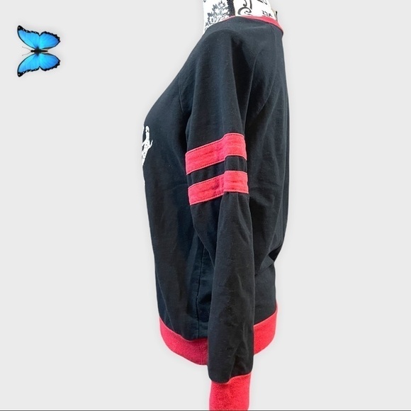 DC comics Harley Quinn black and red crewneck sweatshirt - Picture 4 of 7